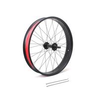Ruota Posteriore per Bici Fat da 20x4.0 Pollici, Ruota Posteriore per Bici da Neve/Spiaggia da 24/26 Pollici, Raggi 36x14G, Freno a Disco, sgancio rapido, mozzo Posteriore da 195 mm, 36 Fori, Cerchio