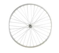 Ruota posteriore per bicicletta con dado asse pieno cerchio in alluminio a vite Velox 650 X 30A Argenté