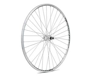 Ruota posteriore rigida argento con bloccaggio in alluminio Gurpil chrina Argenté