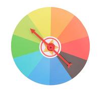 Ruota Premi Ruota Che Gira: Slot Colorati Ruota della Fortuna Scrivi sulla Ruota del Carnevale Cancellabile Vinci Il Gioco della Fortuna Ruota Premi da Tavolo per La Festa