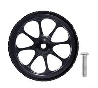 Ruota progettata con profilo allargato da 82 mm per Brompton e per rimorchi pieghevoli per bici 3sixty per supportare il carico e ridurre la resistenza (nero)