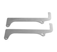 Ruota raschietto posteriore in acciaio 2 pezzi per tosaerba compatibilità model