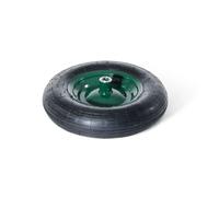 VERDELOOK Ruota pneumatica di Ricambio per carriola codice 81/4, Cerchio da 16” in Metallo Verniciato