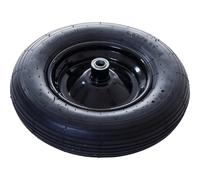 VERDELOOK Ruota pneumatica di Ricambio per carriola codice 81/1, Cerchio in Metallo Verniciato