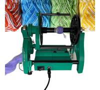 Ruota rotante per lana, avvolgitrice elettrica da 12 V, velocità regolabile 800 giri/min, con braccio volano in fibra di carbonio e 4 cuscinetti a sfera, adatta per lana, seta, fibre e altri tessuti