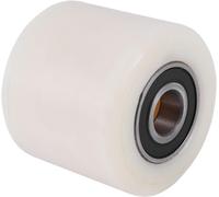 Ruota rullo ricambio in nylon per transpallet 80x70 mm