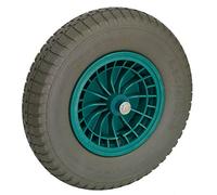 Ruota Piena per Carriola AntiForo Antiforatura in Poliuretano Hercules Ø390X90mm