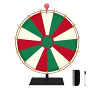 Ruota - Ruota rotante colorata staccabile per vincere | Ruota per spettacoli di giochi con superficie cancellabile, ruota festa di compleanno con slot 10/15 per eventi e feste