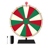 Ruota - Ruota rotante colorata staccabile per vincere | Ruota per spettacoli di giochi con superficie cancellabile, ruota festa di compleanno con slot 10/15 per eventi e feste