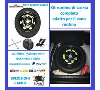 Ruota Ruotino di scorta per la OPEL CORSA fino ad anno 2022 completo