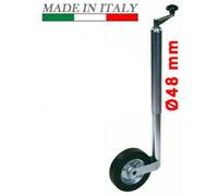 RUOTA RUOTINO DI SOLLEVAMENTO CARRELLO APPENDICE RIMORCHIO SERVOTIMONE (29204/4)