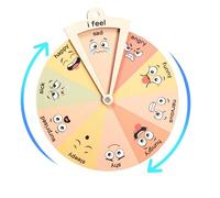 Ruota sensazionale per la salute mentale, ruota emotiva in legno per bambini | di apprendimento emotiva, ruota emotiva, ruota emotiva, ruota per la salute mentale, ruota di sensazione, classe