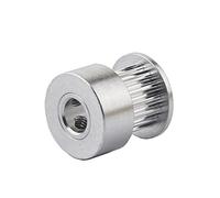ruota sincrona, GT2 20 denti foro 4/5/6/6,35/8 mm, tipo K, alluminio 2GT for cinghia aperta GT2-6/10(For Belt Width 6mm,Bore 8mm)