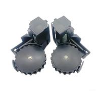 Ruota sinistra destra di ricambio per robot aspirapolvere Roborock S50 S51 S52 S55 C10 E20 E25 E35 accessori per robot aspirapolvere nero maggiore mobilità a basso rumore configurazione semplice (L+R)