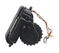 Ruota sinistra destra per iSweep D520- compatibile con Cecotec per Conga 1690 Pro 3290 33903490 35903690 3790 3890 parti di aspirapolvere robot- nero (ruota sinistra)