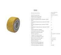 Ruota Stabilizzatore 125 60 60 20 BOSS 51077215 Impilatore Wl 14/16