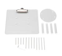 Ruota sterzo del Carrello Klatata Porta di scorecard con Morsetto-Monte Acrilico per carrelli per Auto E-Z-Go & Club con Ruote 5 o 6 buche