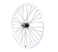 Ruota strada - pignone fisso P2R bianco posteriore doppio filetto con pignone da