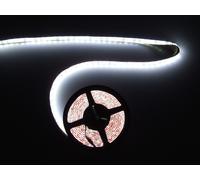 RUOTA STRIP LED 12V IN PVC DI 5 mt CON 300 LED 5050 B.FREDDO 6500K+ALIMENTATORE [EEK: A+++]