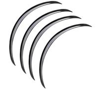 Ruota Universale Per Camion Da Auto Nera Da 29 Pollici Per Parafanghi, Copertura Degli Archi Per Sopracciglia CFCKHPTHAZ(Black 4pcs)
