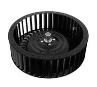 Ruota Ventilatore per Cappa Aspirante Nera in Metallo, 0, 4'' | Atmosfera Estiva, Accessorio per Cappa Aspirante, Ricambi per Cappe Aspiranti, Ventola di Sfiato della Cappa Aspirante