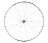 Ruota vtc 28" posteriore con dado asse pieno cerchio argento mach1 m110 mozzo ve