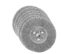 Ruota Wire Wheel Brush Spazzola Filo Abrasiva Kit Attrezzi Bench Grinder Utile