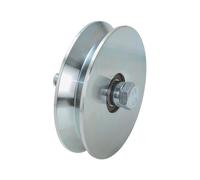 RUOTA X CANCELLO 2 CUSCINETTI GOLA A V