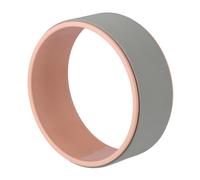 Relaxdays Ruota Yoga Wheel, Cerchio per Pilates, Accessori Allenamento Fitness, Anello Ø 32 cm in Plastica Grigio Rosa