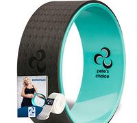 Ruota Yoga - Yoga Wheel Pilates con eBook e Cinghia da Stretching Inclusi I Resistente e Confortevole I Accessori Palestra per Migliorare Flessibilità Muscolare (Ruota + Cinghia)