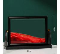 Ruotabile Sabbia Arte Pittura Design Rettangolare / Tondo Clessidra Display