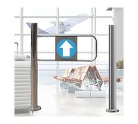 Ruotare la porta di sicurezza, Cancello automatico a battente unidirezionale 50-100x100cm(Right,50x100cm)