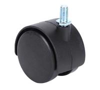 Ruote 4pz, 50mm - Ruota in Plastica da Avvitare Diametro vite 0.5cm