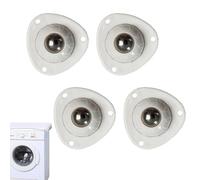 Ruote A Rulli Adesivi - Ruote Per Caster Girevoli Da 4 Pacchetti Con Rotazione A 360 ° | Rulli Per Elettrodomestici Da Banco Autoadesivo Per Bidoni Della Spazzatura, Scatole Di Stoccaggio, Armadi, Pic