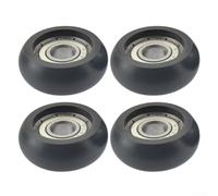 Ruote a rullo per vogatori e attrezzature da palestra, diametro esterno 32 mm, foro 8 mm, profondità 12 mm, confezione da 4