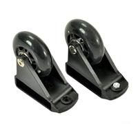 Ruote a scala con ruote in poliuretano che offrono stabilità e una facile manovrabilità per scale telescopiche che supportano carichi fino a 150 kg