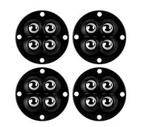 Ruote A Tracota Autoadesiva - Puleggia Girevole Universale Rotativa A 360 Gradi | 4 Pezzi Design Di Auto -stick Piccole Mobili Ruote Per Della Spazzatura, Scatola Di Stoccaggio,