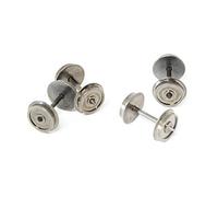 Ruote AC per vagone HO UIC-X, 4 set per confezione