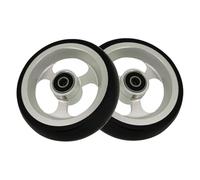 Ruote Anteriori da 4 Pollici/5 Pollici per Sedie a Rotelle Sportive, Rotelle Solide in PU, Mozzo in Lega di Alluminio, Cuscinetto 8 Mm(4INCH)