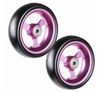 Ruote Anteriori per Sedia a Rotelle da 4 Pollici e 5 Pollici, Ruota Anteriore di Ricambio per Sedia a Rotelle Sportiva, Pneumatico Solido Non Gonfiabile, Rulli per Rotelle (2 pezzi)(4 inch)