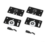 Ruote Armadio Scorrevole Acciaio Ruote Armadio Scorrevole Acciaio | Nylon per premium, scorrimento silenzioso, cuscinetto integrato, montaggio per facile, nero elegante