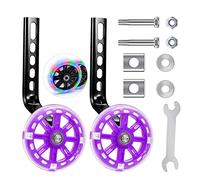 Ruote Ausiliarie per Biciclette per Bambini,Rotelle Bicicletta Universali Per la Stabilizzazione Aausiliaria,Rotelle Bbiciclett Bbambino Regolabile,Stabilizzatore Rotelle Bici 20-12 Pollici Bambino