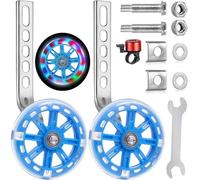 Ruote Ausiliarie per Biciclette per Bambini,Stabilizzatore Rotelle Bambini,Training Wheels,Rotelle Regolabili per Bici,Rotelle Universali per Bicicletta per 12 14 16 18 20 Pollice
