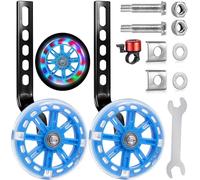Ruote Ausiliarie per Biciclette per Bambini,Stabilizzatore Rotelle Bambini,Training Wheels,Rotelle Regolabili per Bici,Rotelle Universali per Bicicletta per 12 14 16 18 20 Pollice