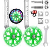 Ruote Ausiliarie per Biciclette per Bambini,Stabilizzatore Rotelle Bambini,Training Wheels,Rotelle Regolabili per Bici,Rotelle Universali per Bicicletta per 12 14 16 18 20 Pollice