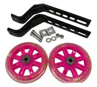 Ruote Bici Lampeggianti Fluorescenti per Biciclette Bambini 12 14 16 20 Pollici