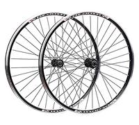 Ruote BMX da 24 pollici, cerchione pieghevole per bicicletta da 20'', 406/451, ruote con freno C/V, mozzo con albero solido per volano rotante, 6, 7, 8, 9 velocità (colore: nero, dimensioni: 24 polli