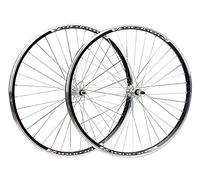 Ruote BMX da 24 pollici, cerchione pieghevole per bicicletta da 20'', 406/451, ruote con freno C/V, mozzo con albero solido per volano rotante, 6, 7, 8, 9 velocità (colore: argento, dimensioni: 24 po