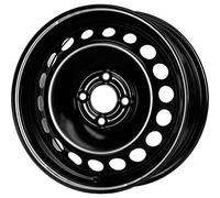 RUOTE CERCHI AUTO MAK CERCHIONE ACCIAIO MAT BLACK 15" 4x100 DA 15 POLLICI