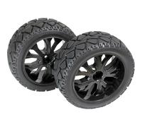 Ruote complete 1:10 Buggy Absima Tarmac forward 5 raggi Nero 1 Paio/a